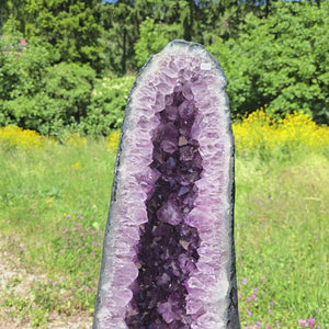 Ametistna drusa – geoda – harmonija i opuštanje - 98x32x25cm - br. 144
