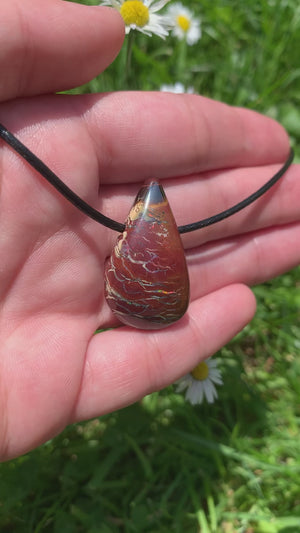 Gebohrter Boulder Opal von Steinwelten