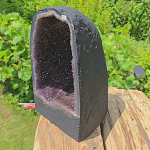 Amethyst Druse – Geode - 31x19x19cm und 10,8kg – Steinwelten OG - Nr. 269