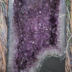 Amethyst mit Rutileinschlüssen 