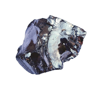 Edelschungit Rohstein - 40x30mm Harmonie und Schutz - UNIKAT Nr.17, für Wasseraufbereitung und Elektrosmogschutz, Naturmineral Schungit